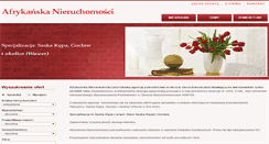 Desktop Screenshot of afrykanska.com.pl